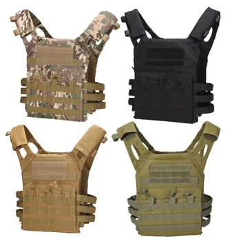Военные фанаты Оснащены легким тактическим жилетом безопасности JPC, защитной упрощенной версией, тактическим жилетом для игр CS на открытом воздухе