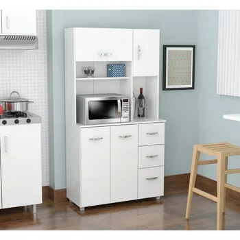 Ламинированный кухонный шкаф для микроволновой печи Inval 35 