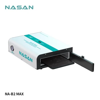 Машина для удаления пузырьков NASAN NA-B2 MAX со встроенным воздушным компрессором для телефона планшета с экраном не более 7 дюймов, инструмент для удаления пузырьков
