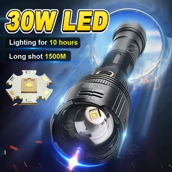 Новейшие светодиодные фонари высокой мощности USB Перезаряжаемые Водонепроницаемые Дальнобойные Лампы с сильным освещением Открытый Кемпинг Рыбалка Факел