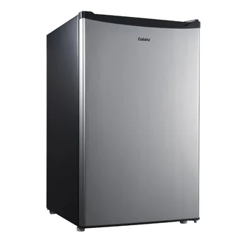 Однодверный мини-холодильник Galanz 4,3 кубических фута, нержавеющая сталь