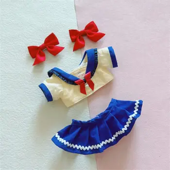 20-сантиметровая одежда для куклы Idol, форма моряка, юбка, одежда для плюшевых кукол для Кореи, игрушки для кукол Super Star, подарочные аксессуары