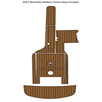 2012 Платформа для плавания Moomba Mobius, коврик для кокпита, лодка, Пенопласт EVA, коврик для пола из искусственного Тика