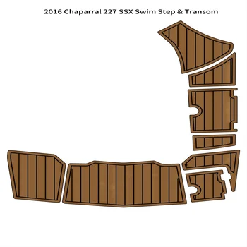 2016 Chaparral 227 SSX для плавания, транцевая лодка, EVA пена, Тиковая палуба, коврик для пола