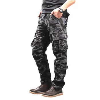 2023 Новые камуфляжные брюки Мужские хлопчатобумажные военные брюки карго Повседневный камуфляж для Pantalon Hombre