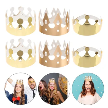 24 Шт Шляпа на день рождения, детские шляпы с короной, флэш-костюм для детской вечеринки, принцесса для взрослых