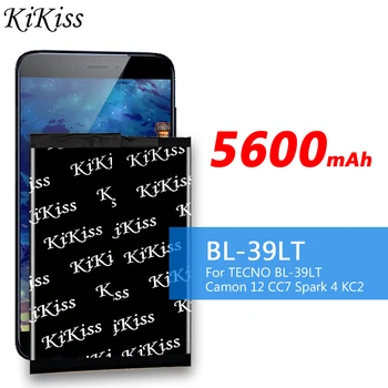 KiKiss Аккумулятор высокой емкости 5600 мАч BL-39LT для tecno BL-39LT для Camon 12 Camon12 KC8 CC7 CC6 (Camon12Air) BB4i Spark4 KC2 KC3