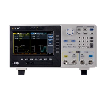 OWON XDG2030 Генератор сигналов произвольной формы AWG 14 бит С Вертикальным Разрешением 2CH 30 МГц 500MSa / s 7-дюймовый ЖК-цифровой Генератор сигналов