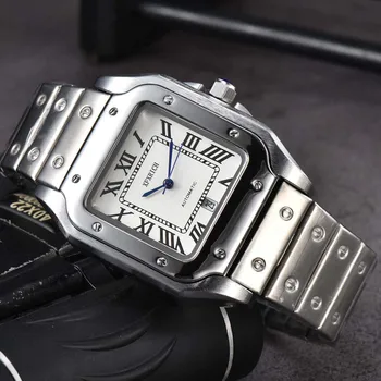 Reloj deportivo de lujo para hombre, cronógrafo cuadrado clásico, resistente al agua, con fecha automática, marca Original