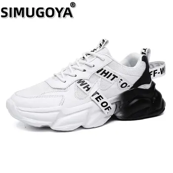 SIMUGOYA Спортивные Летние кроссовки для любителей бега с дышащей сетчатой поверхностью, мужская обувь, женская повседневная обувь, кроссовки для мужчин, Размер 36-45