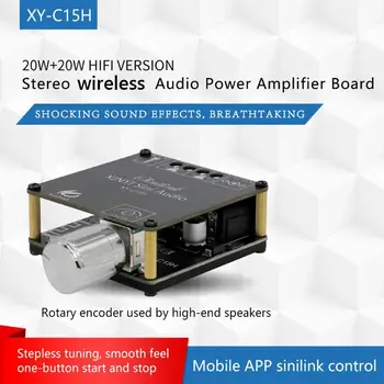 XY-C15H 20Wx2 Плата аудиоусилителя с управлением приложением, комплект модуля стереофонического динамика HiFi