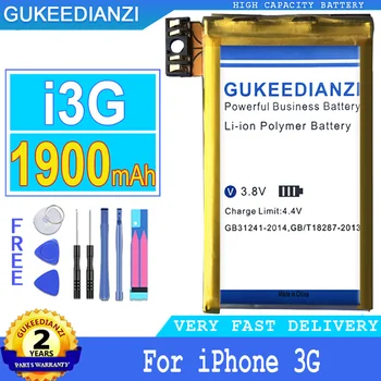 Аккумулятор GUKEEDIANZI для Apple iPhone 3G iPhone 3G 3GS 4S 5 5S 5C 6 6S 7 8 Plus для iPhone5 iPhone6 iPhone6s Bateria