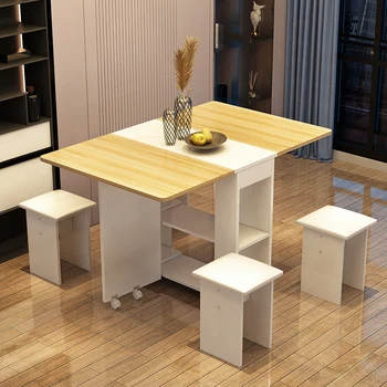 Большой дизайнерский обеденный стол роскошный водонепроницаемый антикварный эстетичный декор гостиной Muebles Home