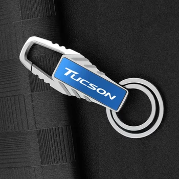 Брелок для ключей от автомобиля, брелок для ключей из сплава, брелок для ключей для Hyundai Tucson 2016 2019 2021, Аксессуары По Индивидуальному заказу
