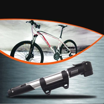 Велосипедный напольный насос высокого давления 120 фунтов на квадратный дюйм - Велосипедный насос Presta Val-ve автоматически переключается на насос Schrader - Pump