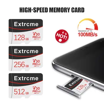 Высокоскоростная TF-Карта Class10 С Адаптером Micro Memory Card 512 ГБ SD-Карта Для Камеры 128 ГБ 256 ГБ Mini SD-Карта Для телефонного Столика Dash