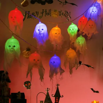 Декоративный светильник-скелет для Хэллоуина, легкое окружающее освещение для сада на Хэллоуин