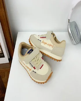 Детская обувь Forrest Gump, Осенняя новинка 2023 года, Корейская обувь для мальчиков, простая повседневная обувь для девочек, спортивная обувь