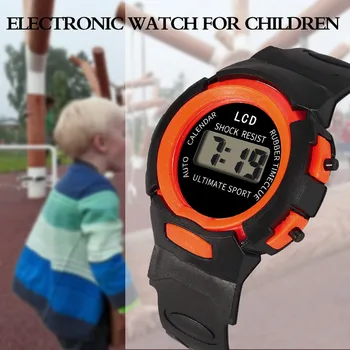 Детские часы для девочек Аналоговые цифровые спортивные светодиодные электронные водонепроницаемые наручные часы Для студентов Цифровые наручные часы для мальчиков Relogio