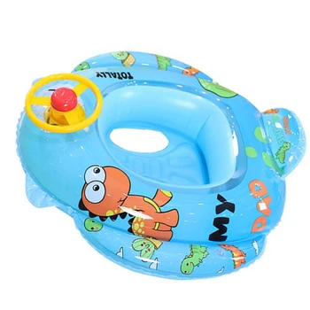 Детский симпатичный поплавок для плавания с сиденьем и губчатым дном для вечеринок у бассейна для мальчиков и девочек