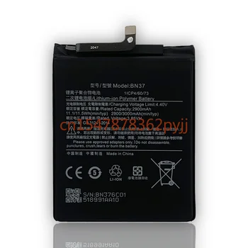 Для Xiao Mi Battery BN37 3000 мАч для Xiaomi Redmi 6 Redmi6 Redmi 6A Высококачественные Сменные Батареи Для Телефона
