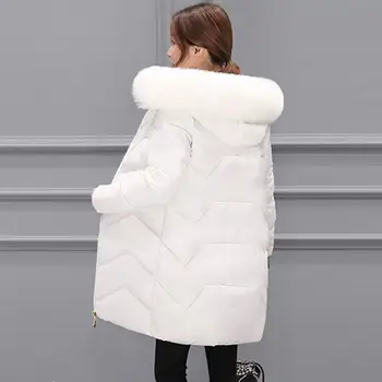 Женская куртка 2023 Новая мода Теплая зимняя куртка Женское пальто Съемная женская парка из искусственного меха Плюс размер 6XL 7XL Зимнее пальто