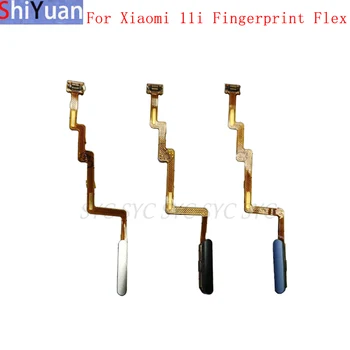 Кнопка Датчика Отпечатков Пальцев Гибкий Кабель Лента Для Xiaomi Mi 11i Power Key Touch Sensor Flex Запасные Части