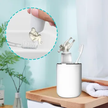 Креативный колпачок от зубной пасты, простой в использовании дозатор зубной пасты для бытовых принадлежностей ванной комнаты CLH@ 8