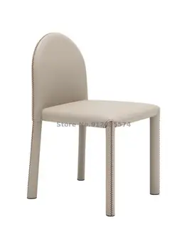 Легкое Роскошное обеденное кресло в итальянском стиле, Домашняя спинка, Простое Президентское кресло, Модное кресло, кресло для переговоров в отеле, кресло для отдыха