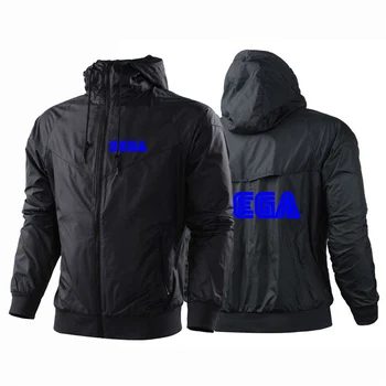 Логотип Sega 2023, Новые мужские куртки, непромокаемые толстовки, модная ветровка на молнии, повседневные пальто, весенне-осенние тонкие топы