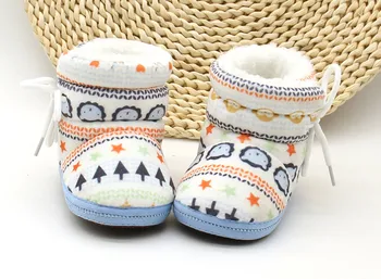 Малыш Младенец Новорожденный Ребенок Сапоги с принтом Сапоги на мягкой подошве Предварительно Подготовленная теплая обувь Обувь для девочек обувь для мальчиков 2022 детская обувь