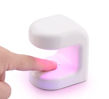 Маникюрная мини-лампа для фототерапии пальцев, портативная светодиодная лампа для хранения, маленький маникюр на один палец