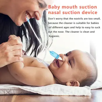 Назальный аспиратор для новорожденных, Очиститель для носа, инструмент для отсасывания, устройство для отсасывания в рот ребенка, устройство для отсасывания в нос