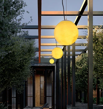 Наружная лунная лампа, декоративные светильники во внутреннем дворе, наружное освещение балкона, водонепроницаемые светодиодные ландшафтные светильники