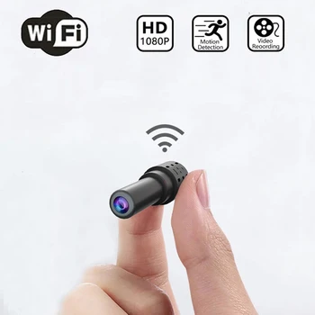 Новая мини-камера HD 1080P WiFi Micro Camcorder Video Secret Audio Recorder Видеорегистратор с дистанционным управлением Камера с датчиком движения Action Cam
