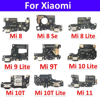 Новый USB Порт Зарядки Плата Гибкий Кабель Соединительные Детали Для Xiaomi Mi 10T 10 Lite 11 F1 F2 Pro F3 M3 X3 Модуль Микрофона NFC