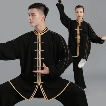 Одежда для Тайцзи Дышащая Одежда для тренировок в Китайском стиле, Женская Одежда для боевых искусств, Одежда для выступлений, Мягкий Новый стиль 2022 года