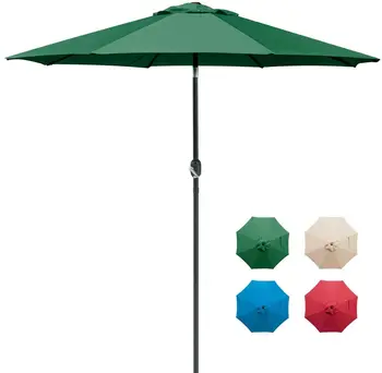 Оптовые продажи высококачественных сверхмощных больших уличных зонтов Garden Parasol, зонтов для патио