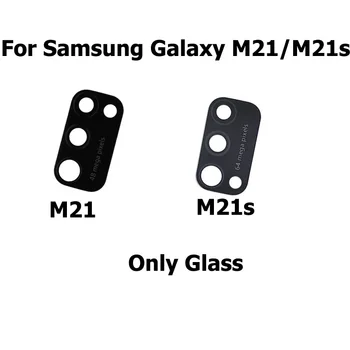 Оригинальная замена стеклянной крышки объектива задней камеры на клейкую наклейку для Samsung Galaxy M21 M21s
