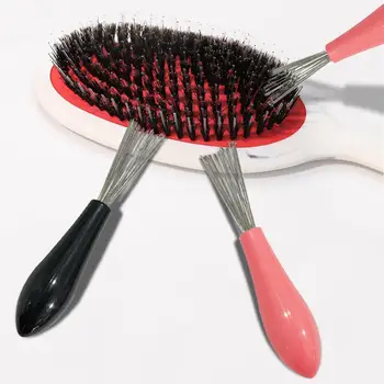 Очиститель для гребенчатых щеток L-образная головка щетки для чистки, щетка для подвешивания для хранения, очиститель для волос, Простота использования, широко используемая Эффективная чистка