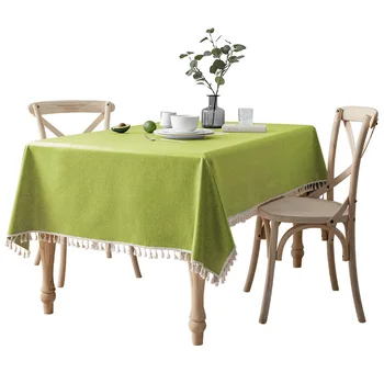 Прямоугольный коврик для обеденного стола, легкий и роскошный, высококачественная скатерть для чайного стола, коврик для рабочего стола, студенческий хлопок и лен