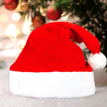 рождественская плюшевая шапка 1шт с милым помпоном, Рождественская вязаная шапка, Рождественская атмосфера для взрослых и детей, Снеговик