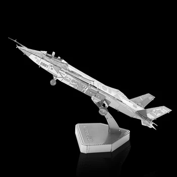 Рождественские поделки 3D Металлическая собранная модель-головоломка Модель D21127 Air Force J-20 для мальчиков и девочек Детские игрушки