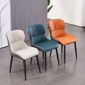 Салонные Скандинавские стулья Mobile Light Luxury Lounge Accent Бытовой обеденный стул Современный дизайнер Comedor Итальянская мебель DWH
