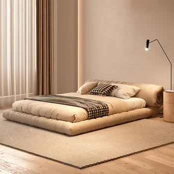 Скандинавская Тихая Главная спальня, дизайнерская Современная Простая кровать с двумя выдвижными ящиками на пару