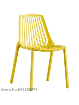 Скандинавский пластиковый обеденный стул современный минималистичный шезлонг INS стул домашний стул со спинкой рабочий стул стул для макияжа