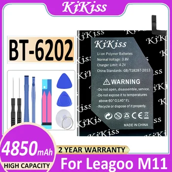 Сменная батарея KiKiss Высококачественная батарея 4850mAh BT-6202 для смартфона LEAGOO M11 + Инструменты для отслеживания