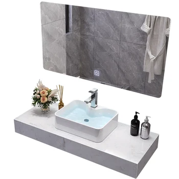 Современный минималистичный мраморный шкаф с раковиной, умывальник для ванной Комнаты, комбинированный шкаф для ванной комнаты, стол, раковина, умывальник