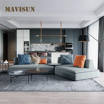 Современный простой стиль, креативный диван-кровать, индивидуальность гостиной, Тканевый диван особой формы, Итальянская бытовая мебель класса люкс