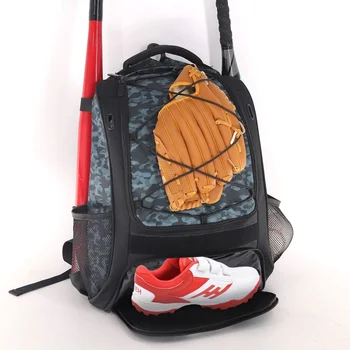 Спортивный бейсбольный рюкзак на открытом воздухе, сумка для хранения бейсбольного снаряжения с комплектом обуви